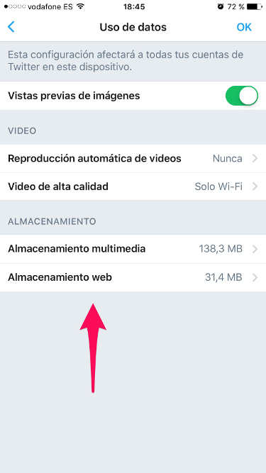 Almacenamiento caché de Twitter 2