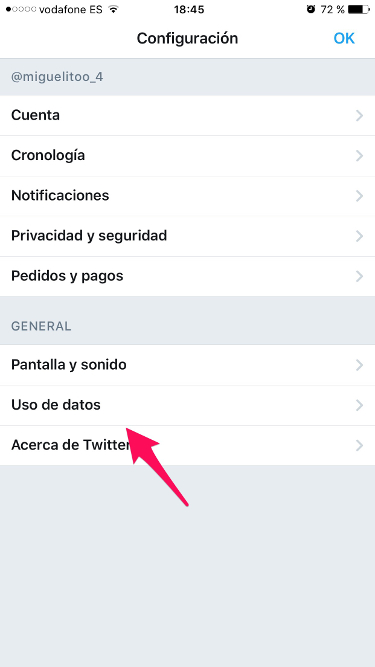 Datos caché de Twitter 1