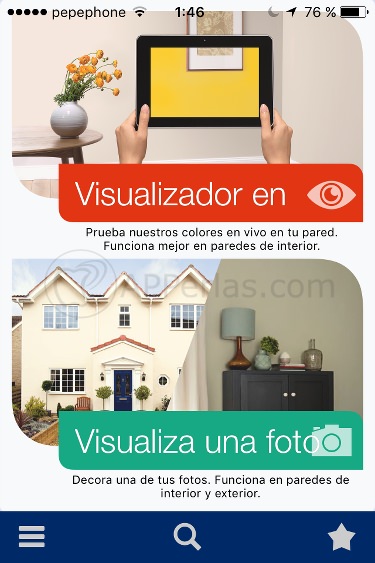 Pintar paredes de tu casa virtualmente con BRUGUER VISUALIZER