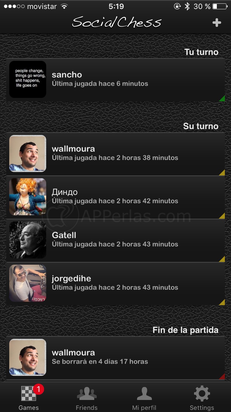 Juego de ajedrez online