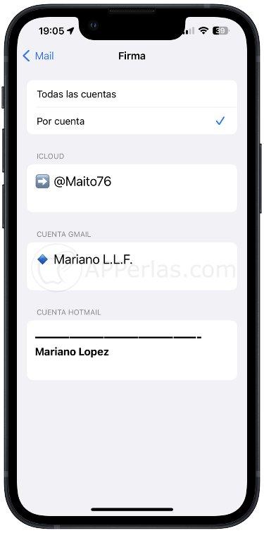 Configura las firmas de tus mail Configura las firmas de tus mail