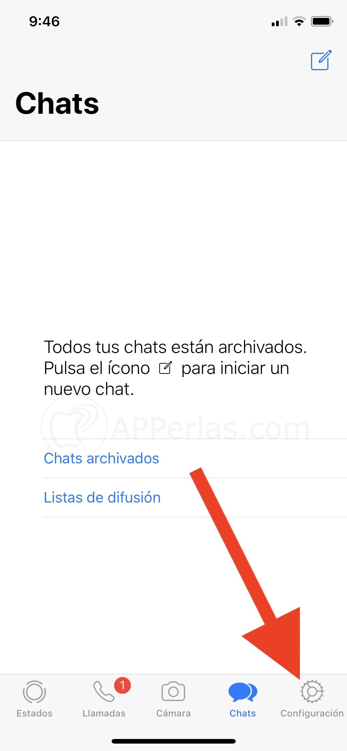 Configuración de Whatsapp Configuración de Whatsapp