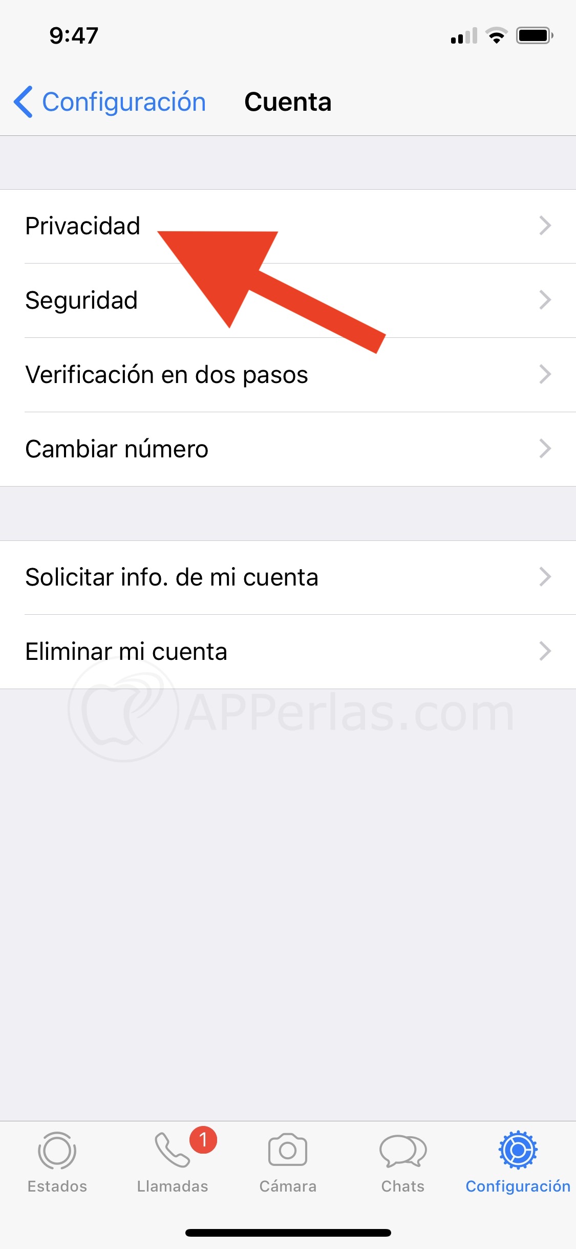Opciones de privacidad Opciones de privacidad