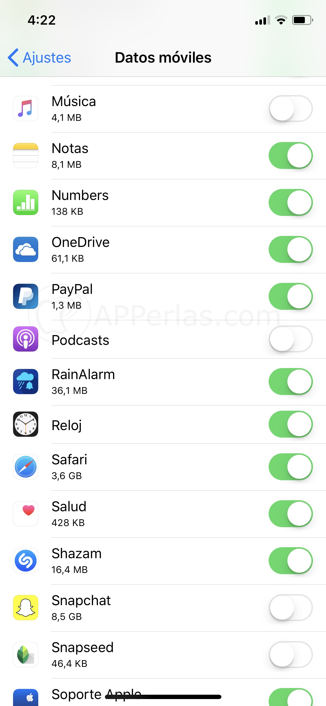 Cuantos datos consume cada app Cuantos datos consume cada app