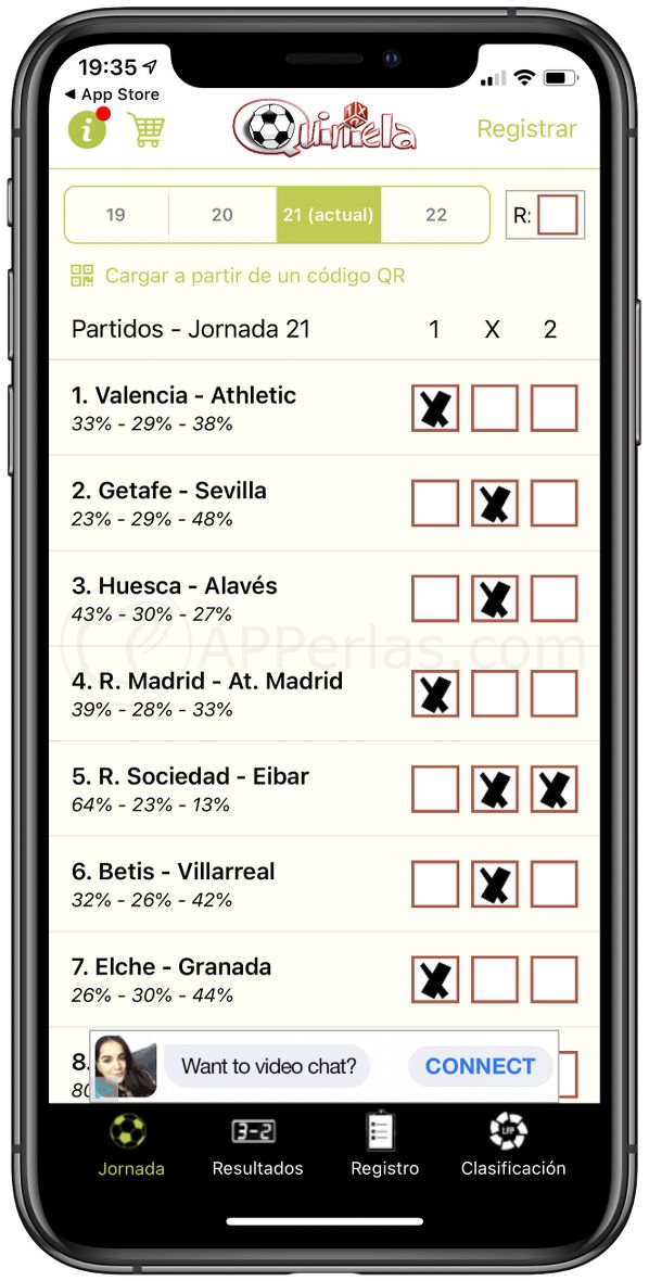 Registra tu quiniela