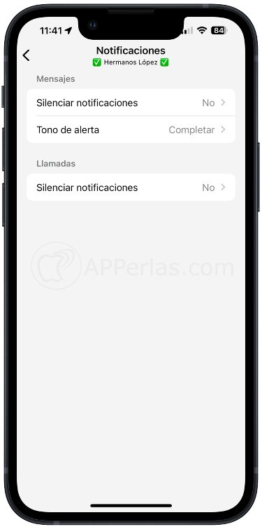 Cambiar el sonido de notificación de un grupo de Whatsapp Cambiar el sonido de notificación de un grupo de Whatsapp