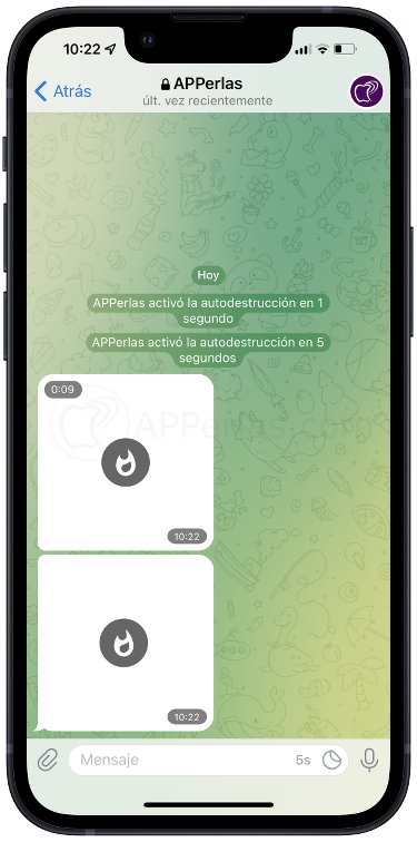 Fotos y vídeos con autodestrucción en Telegram Fotos y vídeos con autodestrucción en Telegram