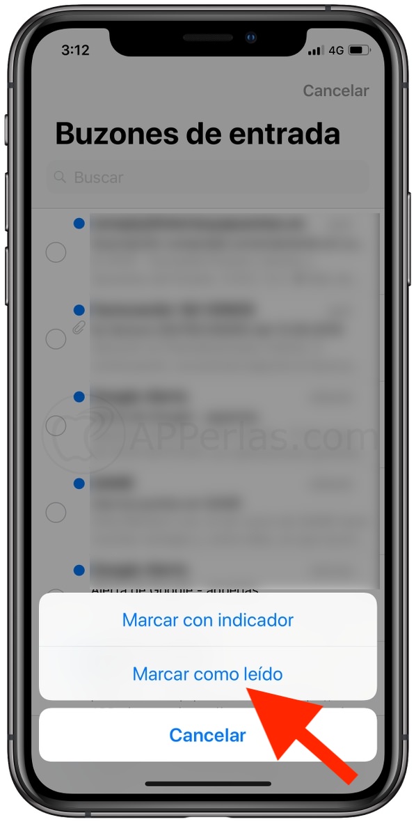Marcar como leídos todos los mail en iOS Marcar como leídos todos los mail en iOS