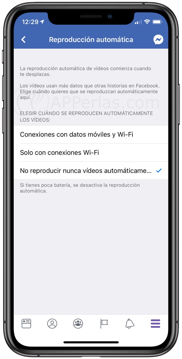 Desactivar la reproducción de vídeos automática en Facebook Desactivar la reproducción de vídeos automática en Facebook