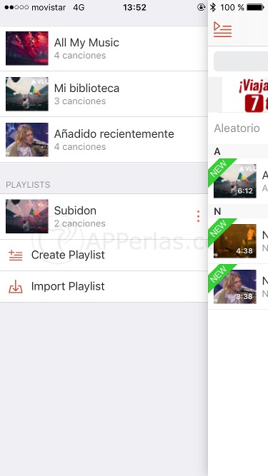 Listas con tus de canciones de Youtube Listas con tus de canciones de Youtube