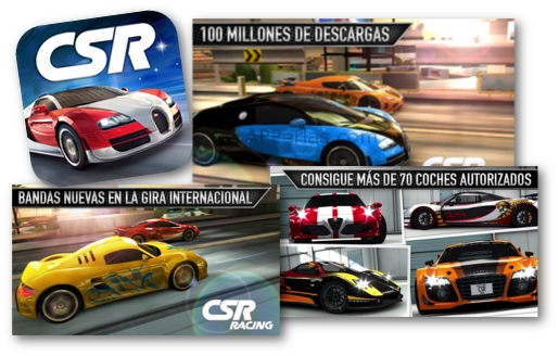 CSR Racing buen juego de coches