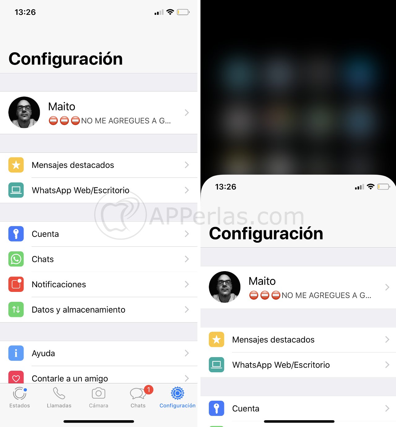 Fácil alcance en iPhone X Fácil alcance en iPhone X