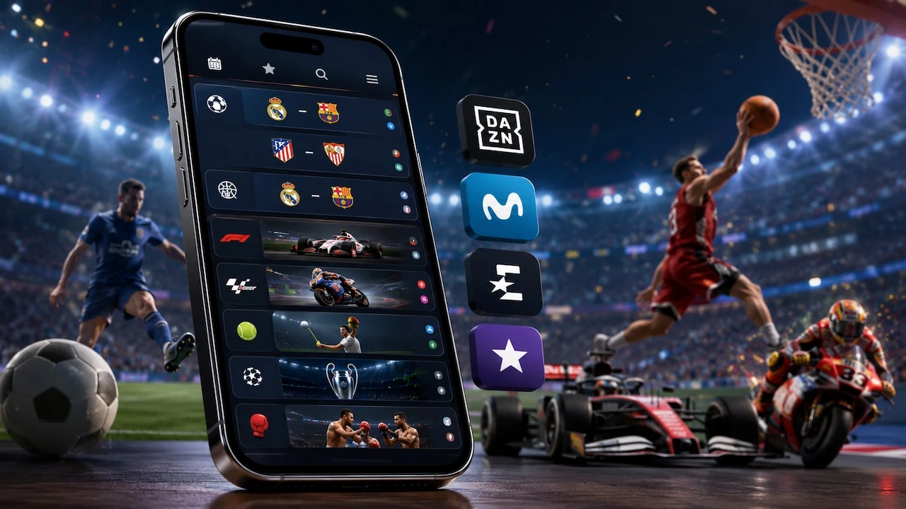 Deportes televisados en iPhone