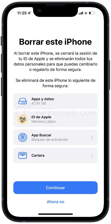 Borrar iPhone Borrar iPhone