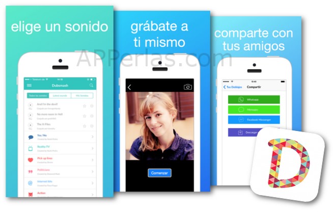 Dubsmash para crear vídeos divertidos