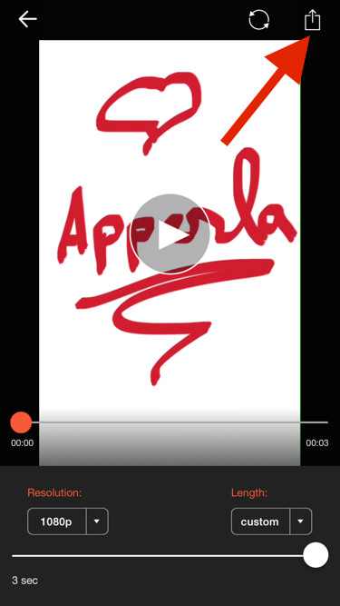 Grabar un vídeo en iOS