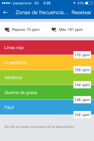 Frecuencia cardíaca Runtastic Frecuencia cardíaca Runtastic