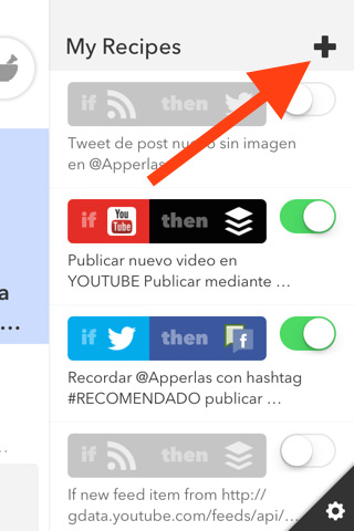 Compartir contenido con ifttt