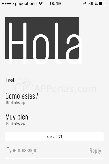 Nod conversaciones app