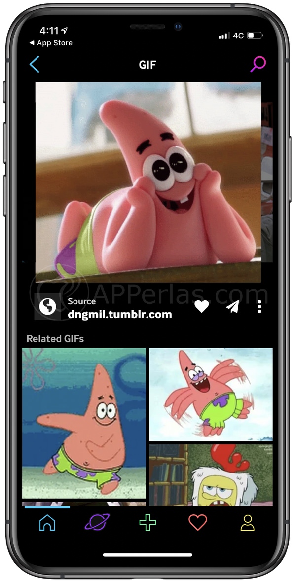 Interfaz de la app Interfaz de la app