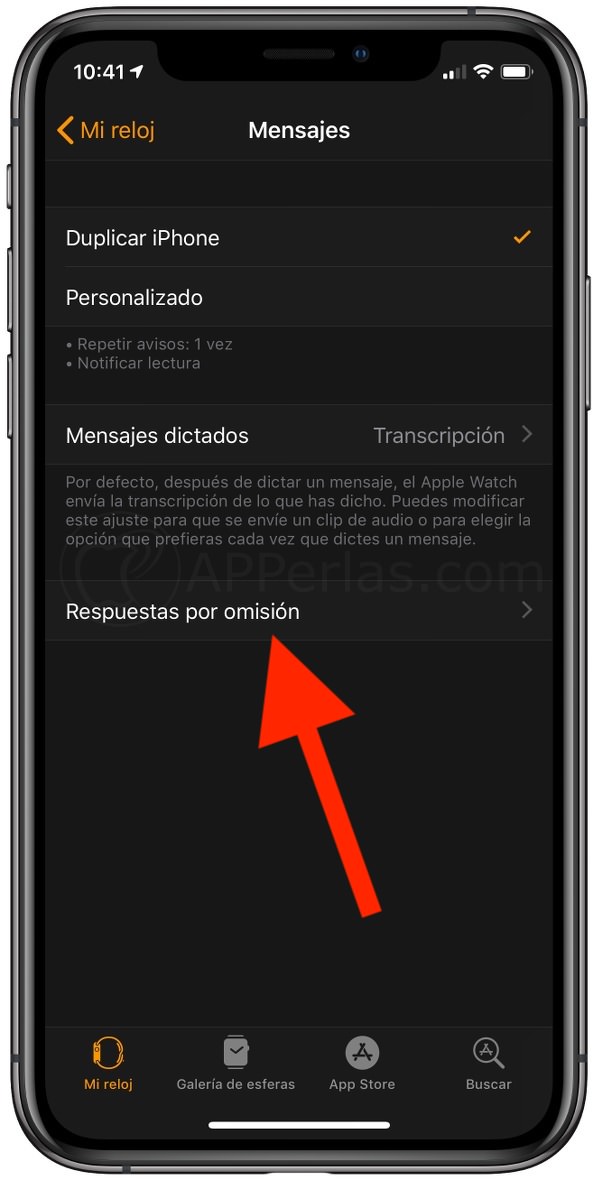 Accede a los mensajes personalizados Accede a los mensajes personalizados