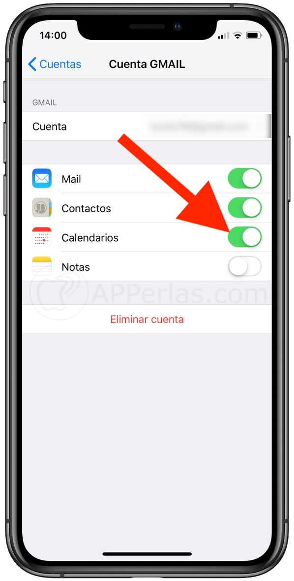 Activa la opción calendarios de tu Mail Activa la opción calendarios de tu Mail