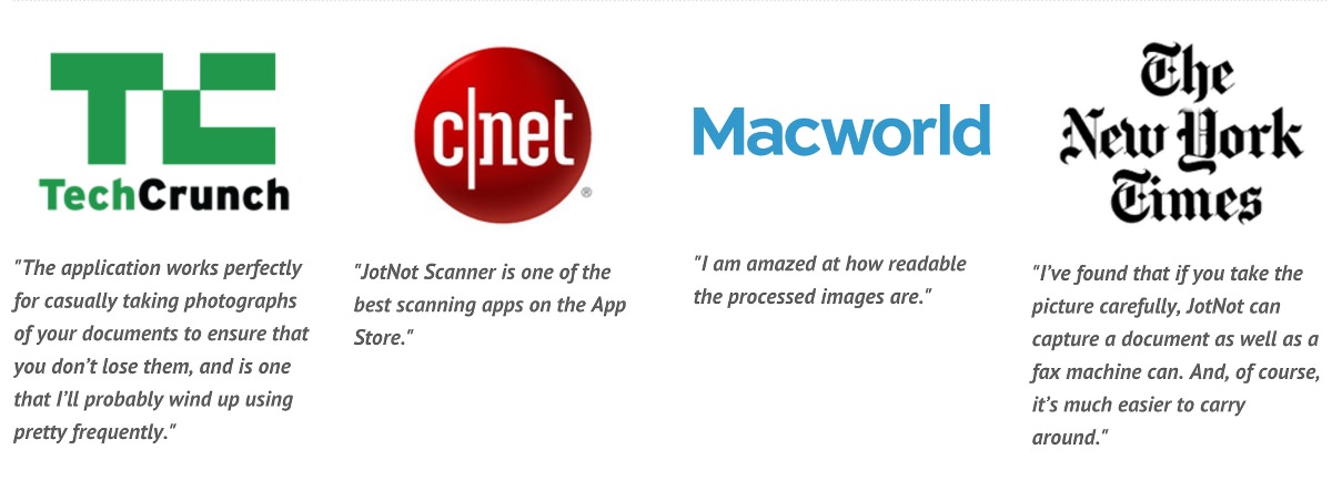 Jotnot scanner opinion escáner
