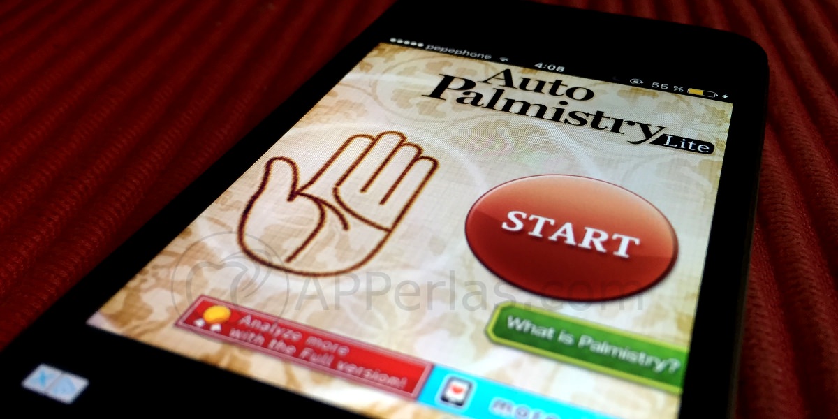 Lee la mano con el iPhone