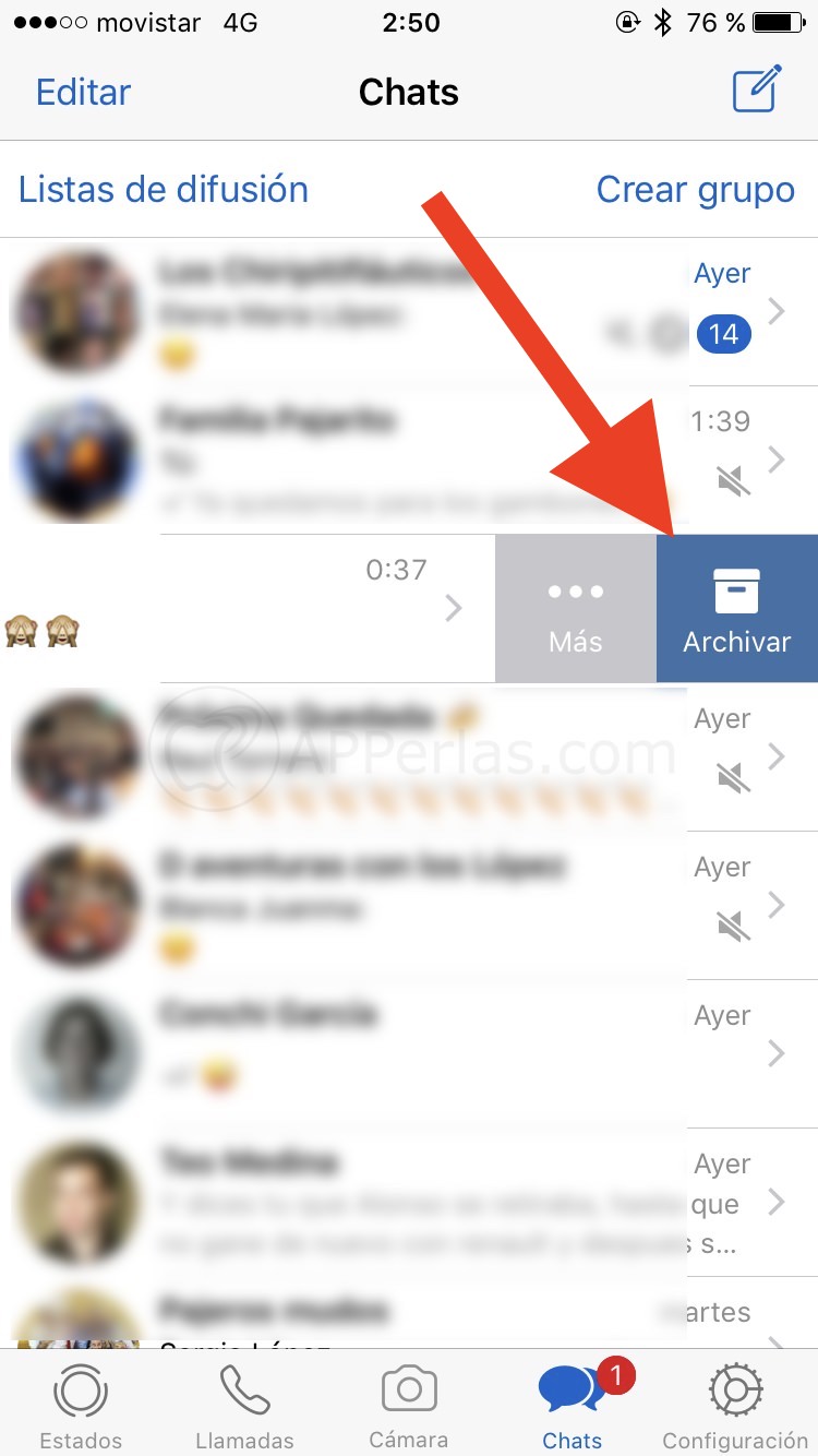 Cómo archivar conversaciones en Whatsapp Cómo archivar conversaciones en Whatsapp