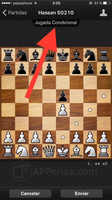 Jugada condicionada en Ajedrez online Jugada condicionada en Ajedrez online
