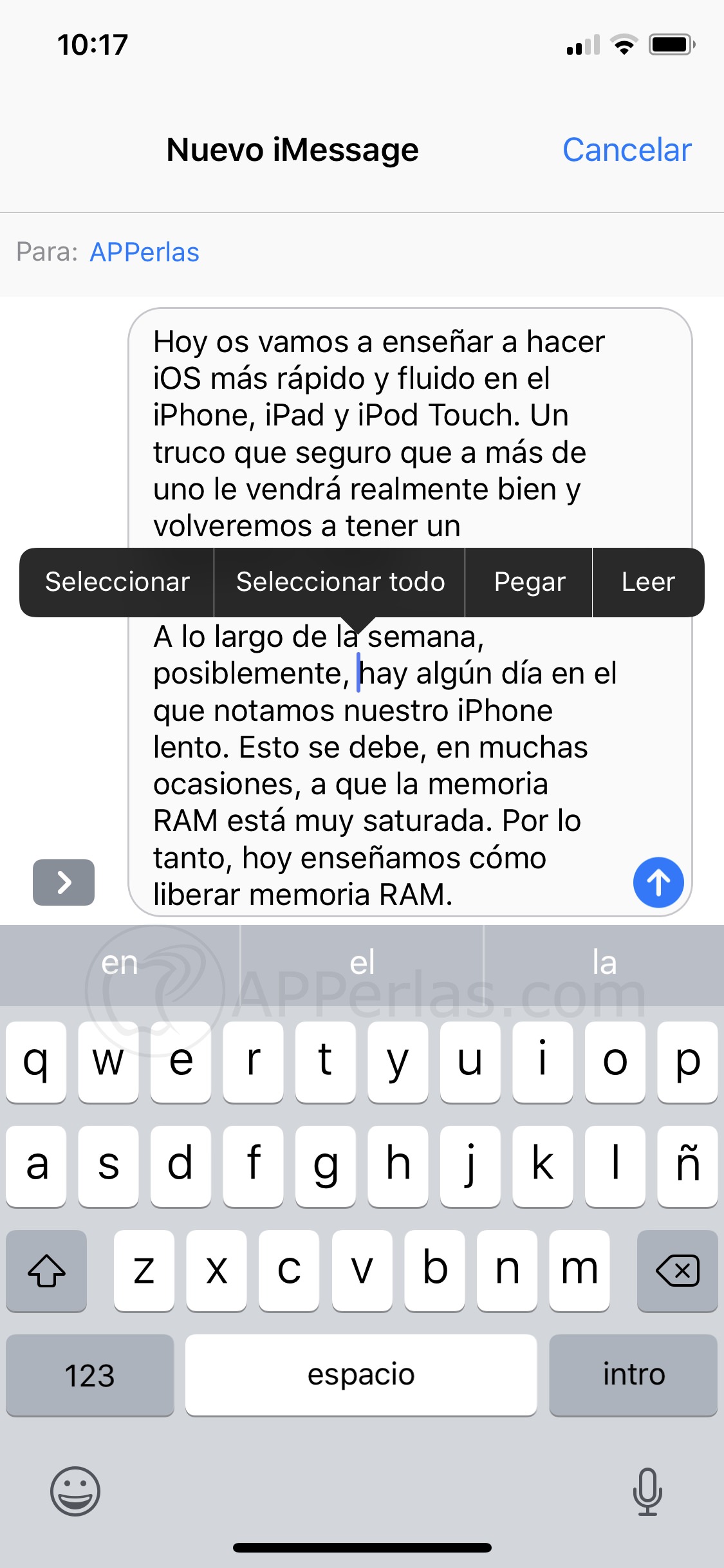 Selecciona todo el texto Selecciona todo el texto