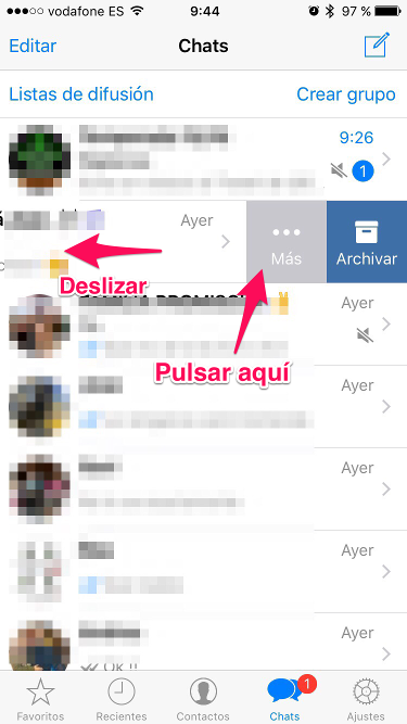 Guarda el chat de WhatsApp que desees Guarda el chat de WhatsApp que desees