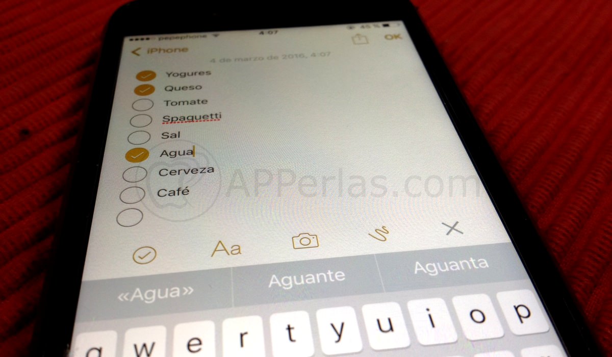 Lista de la compra iPhone Lista de la compra iPhone