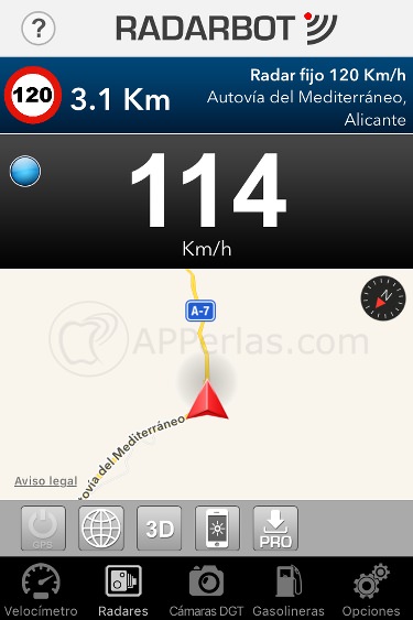 Detector de radares Radarbot gratis Detector de radares Radarbot gratis