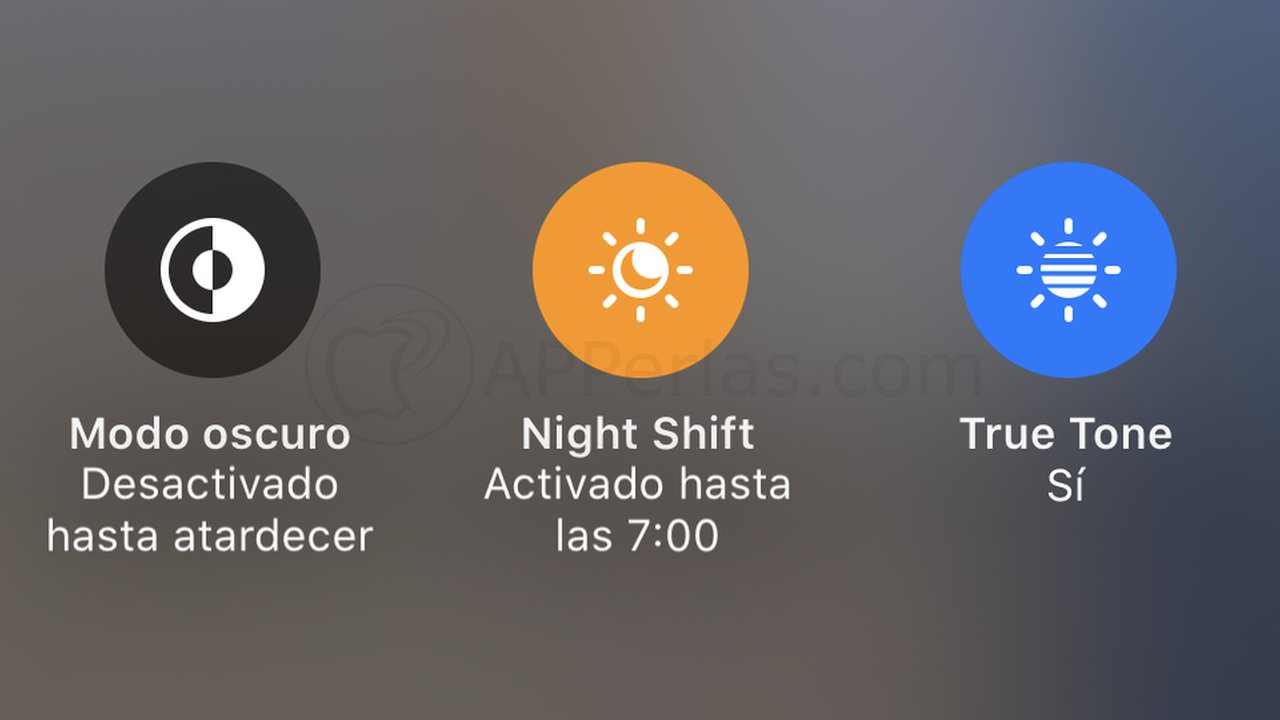 Modo Night Shift en iPhone Modo Night Shift en iPhone