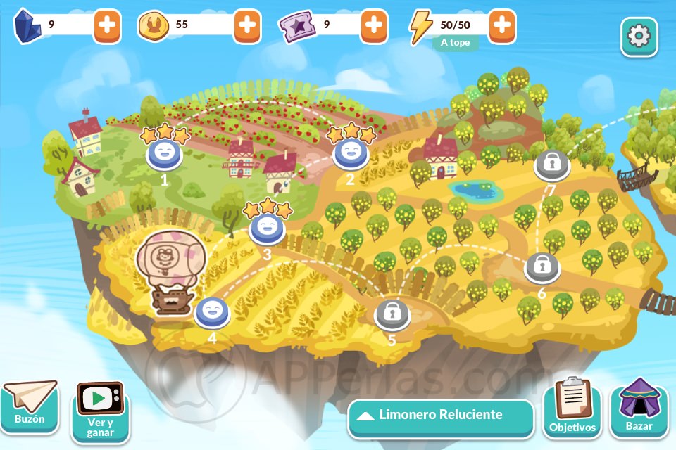 Niveles de Bakery Blitz Niveles de Bakery Blitz