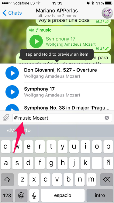 Music música por Telegram 1