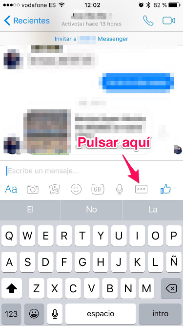 Dropbox con Facebook Messenger 1