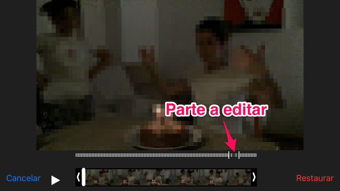 Seleccionar parte vídeo a cámara lenta 2