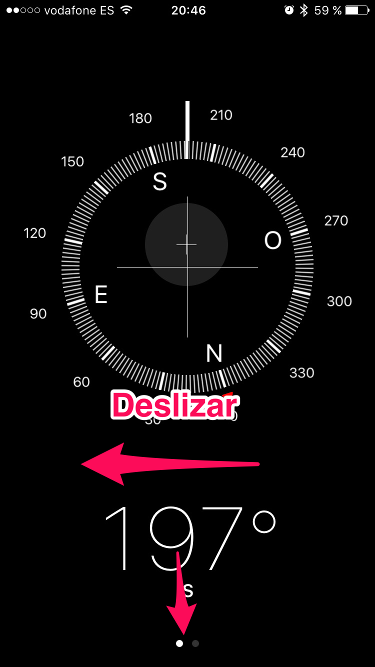 Deslizar superficie con el iPhone 1