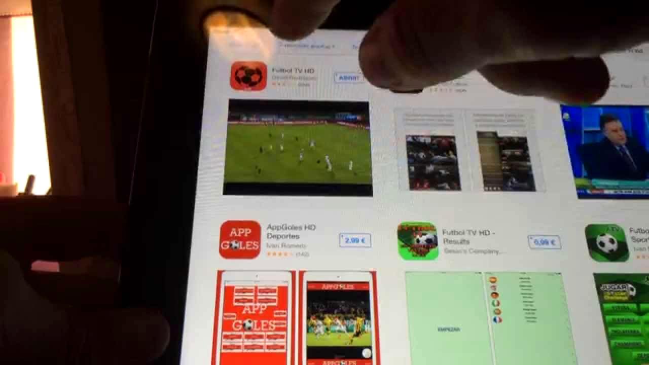 Apps para ver fútbol en tu iPhone