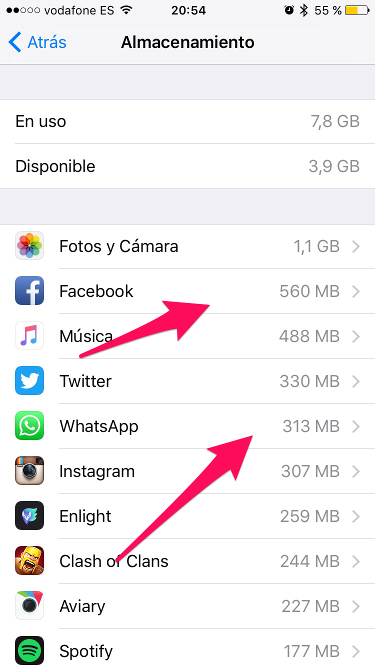 16GB en el iPhone 3