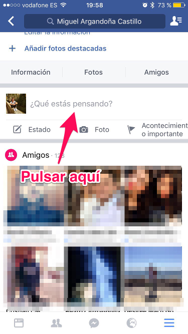 Escribir publicación retransmisiones en vivo 1