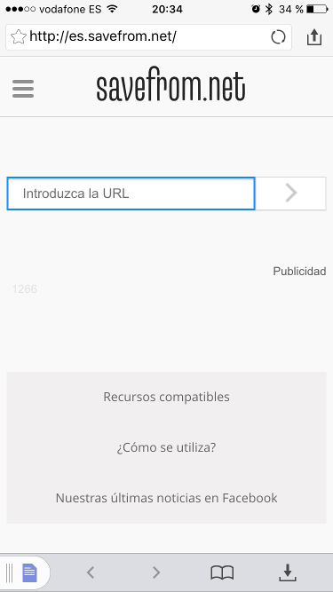 Pegar enlace vídeos de Youtube 2