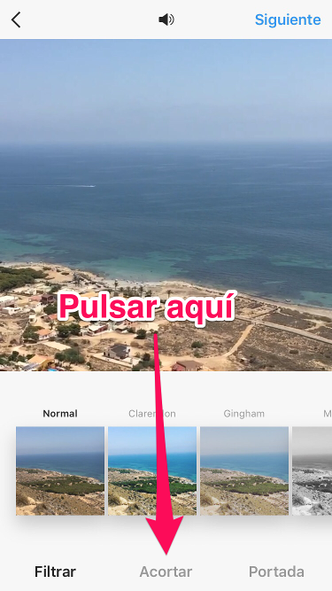 Acortar multiclips a Instagram 1