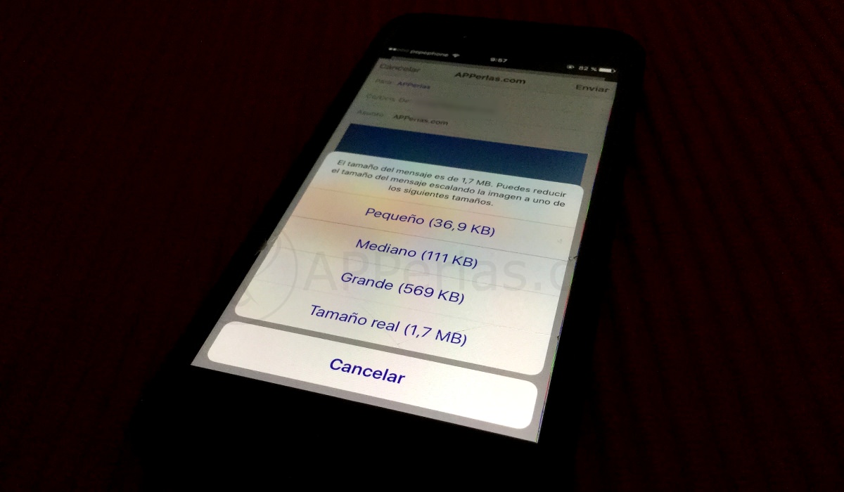 Cambiar el tamaño imágenes en iPhone Cambiar el tamaño imágenes en iPhone