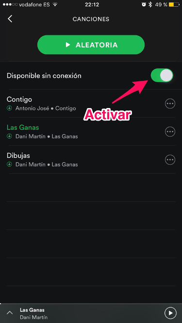 Sin conexión Spotify Premium 2