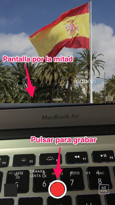 Pulsar para grabar vídeo con el iPhone bloqueado 1