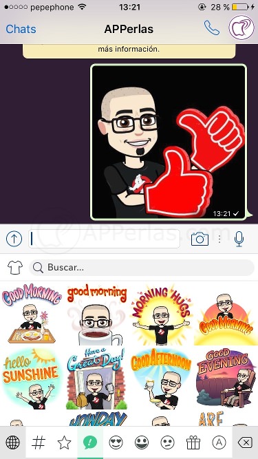 Bitmoji whatsapp