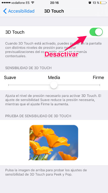 3D Touch en el iPhone 2